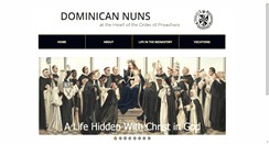 Desktop Screenshot of dominicannuns.org
